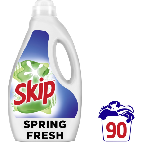 Υγρό πλυντηρίου SKIP spring fresh 90μεζ. /4,5lt