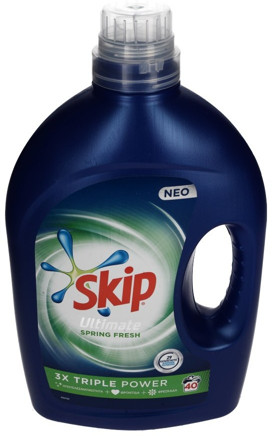 Υγρό πλυντηρίου SKIP ultimate spring fresh 40μεζ.