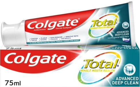 Οδοντόκρεμα COLGATE total advanced deep clean 75ml-delist