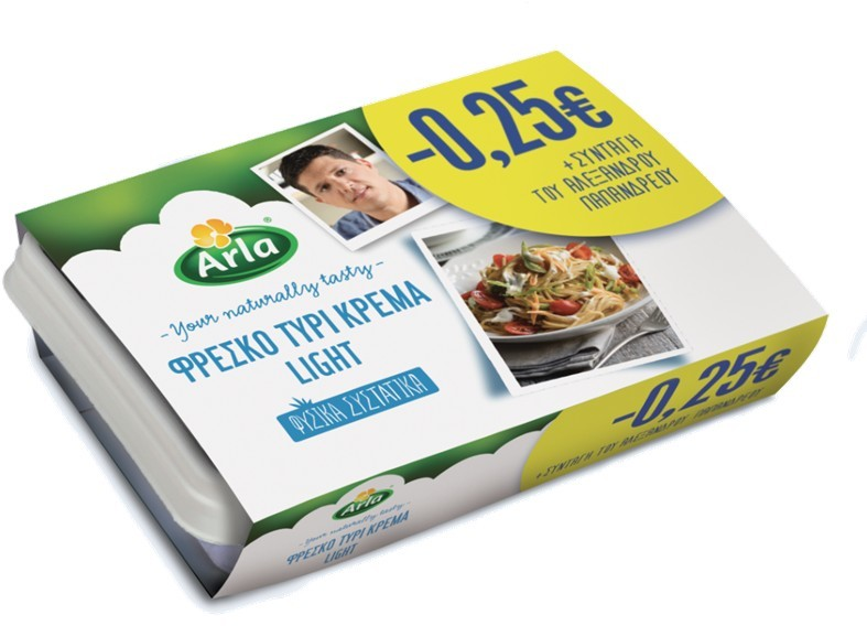 Τυρί κρέμα ARLA φρέσκο light 150gr (-0,25€)